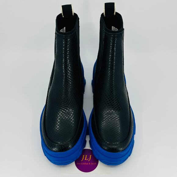 Sorel Women's Brex Chelsea Waterproof Boots Black/Cobalt NL4303-011 Size 5 - Picture 3 of 11